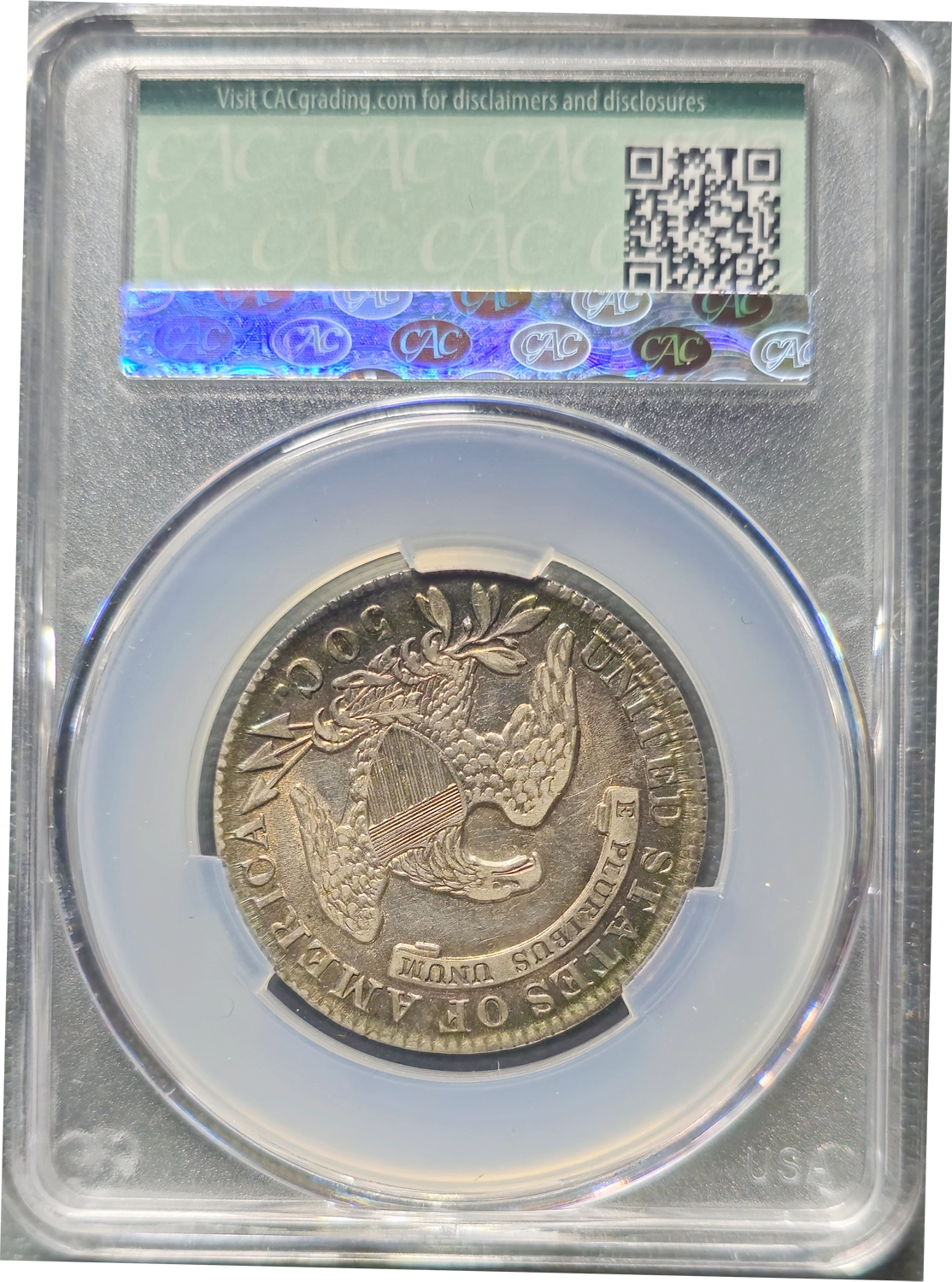 CACG 1831 Capped Bust Half Dollar VF30