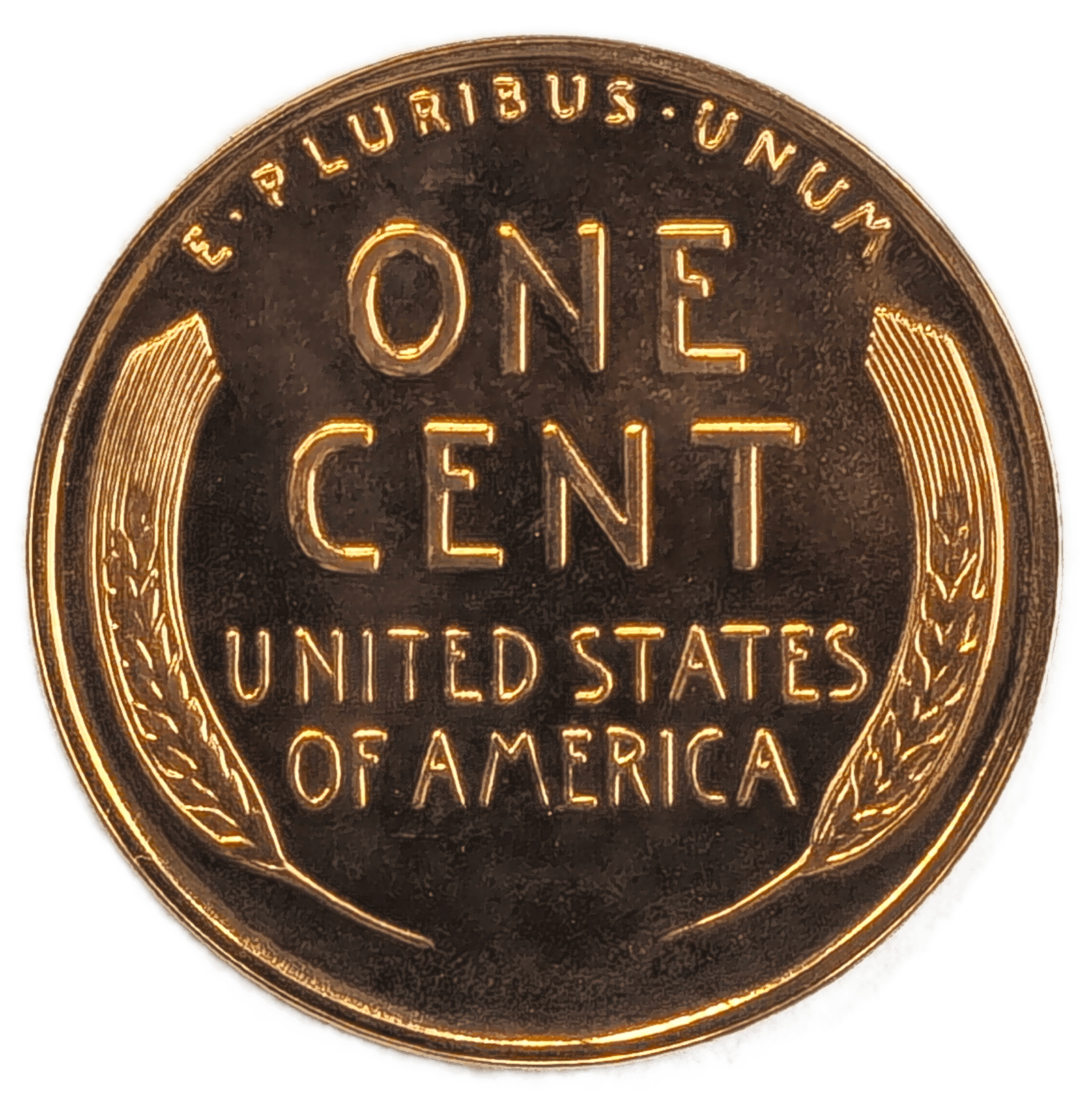 1956 Lincoln Cent Proof Reverse