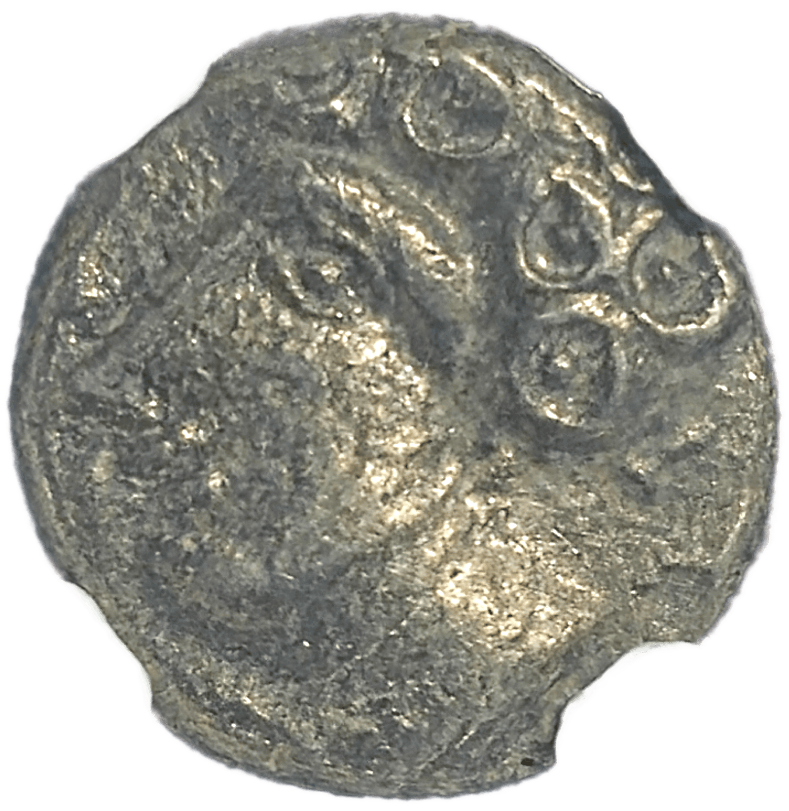 Sequani AR Quinarius: Obverse View
