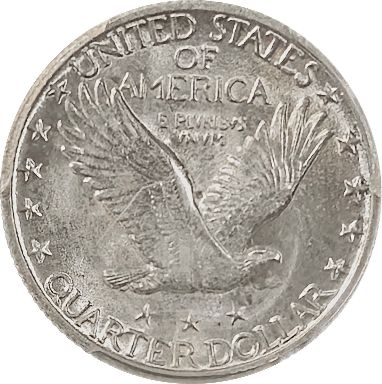 1929 S Standing Liberty Quarter Die Clash FS-401 Obverse Holder View