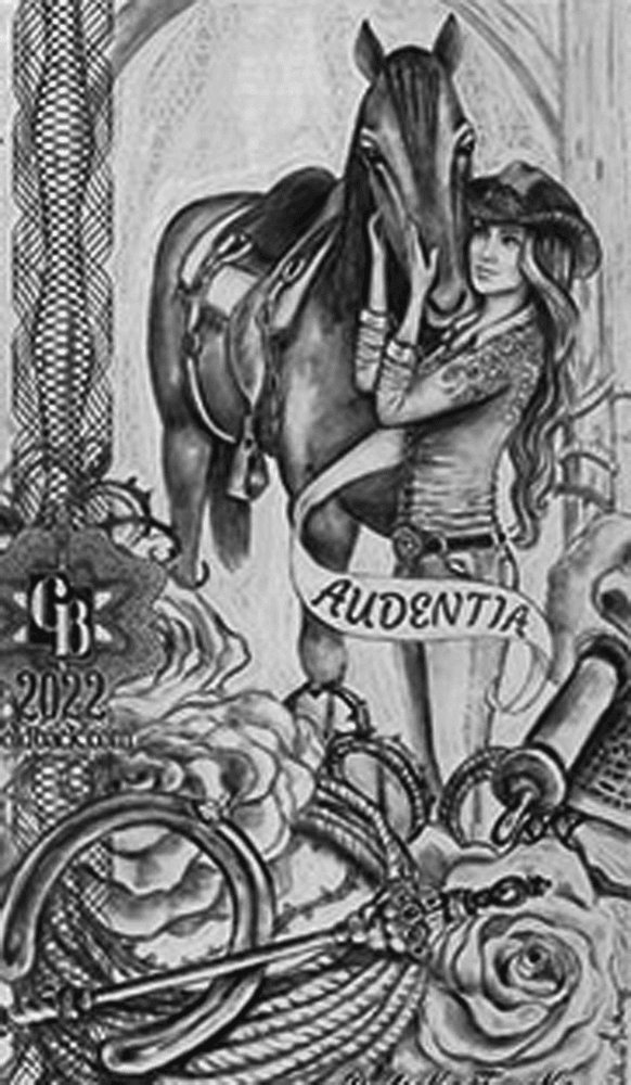 2023 $5 Wyoming Goldback Note - Audentia