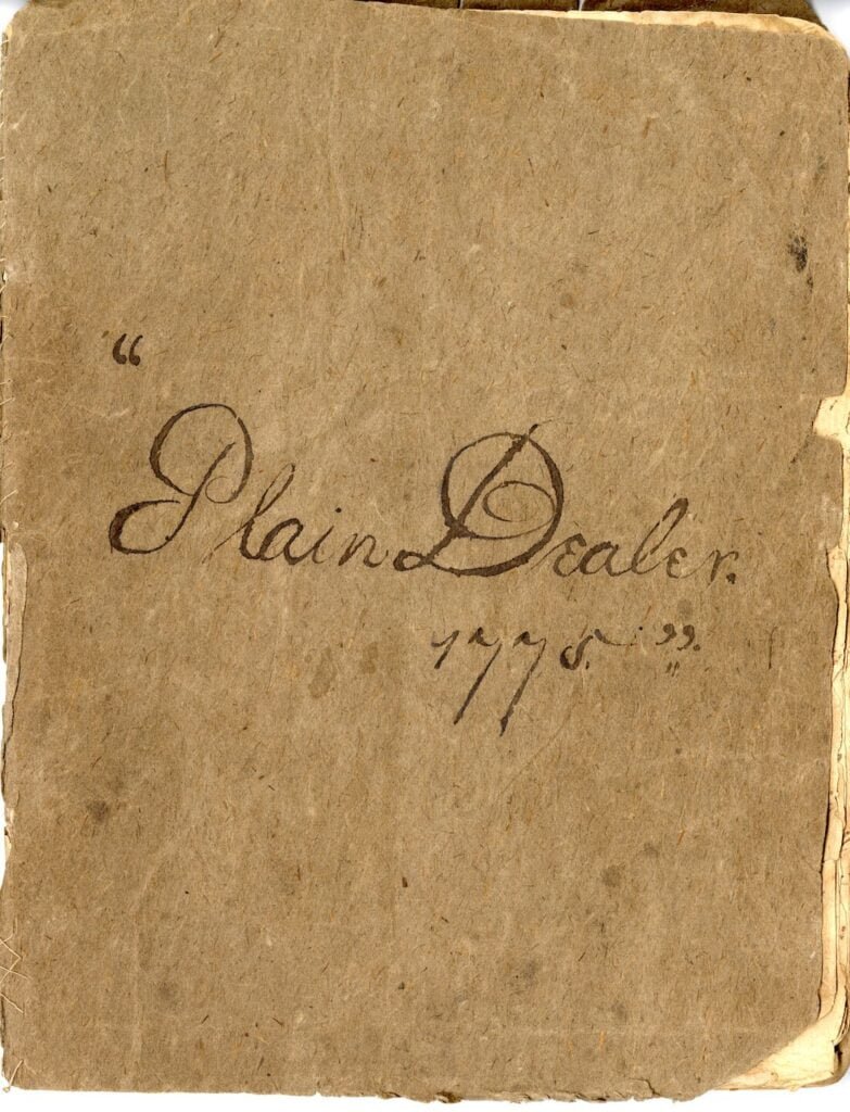 The Plain Dealer 1775, a newspaper and the first in the state
