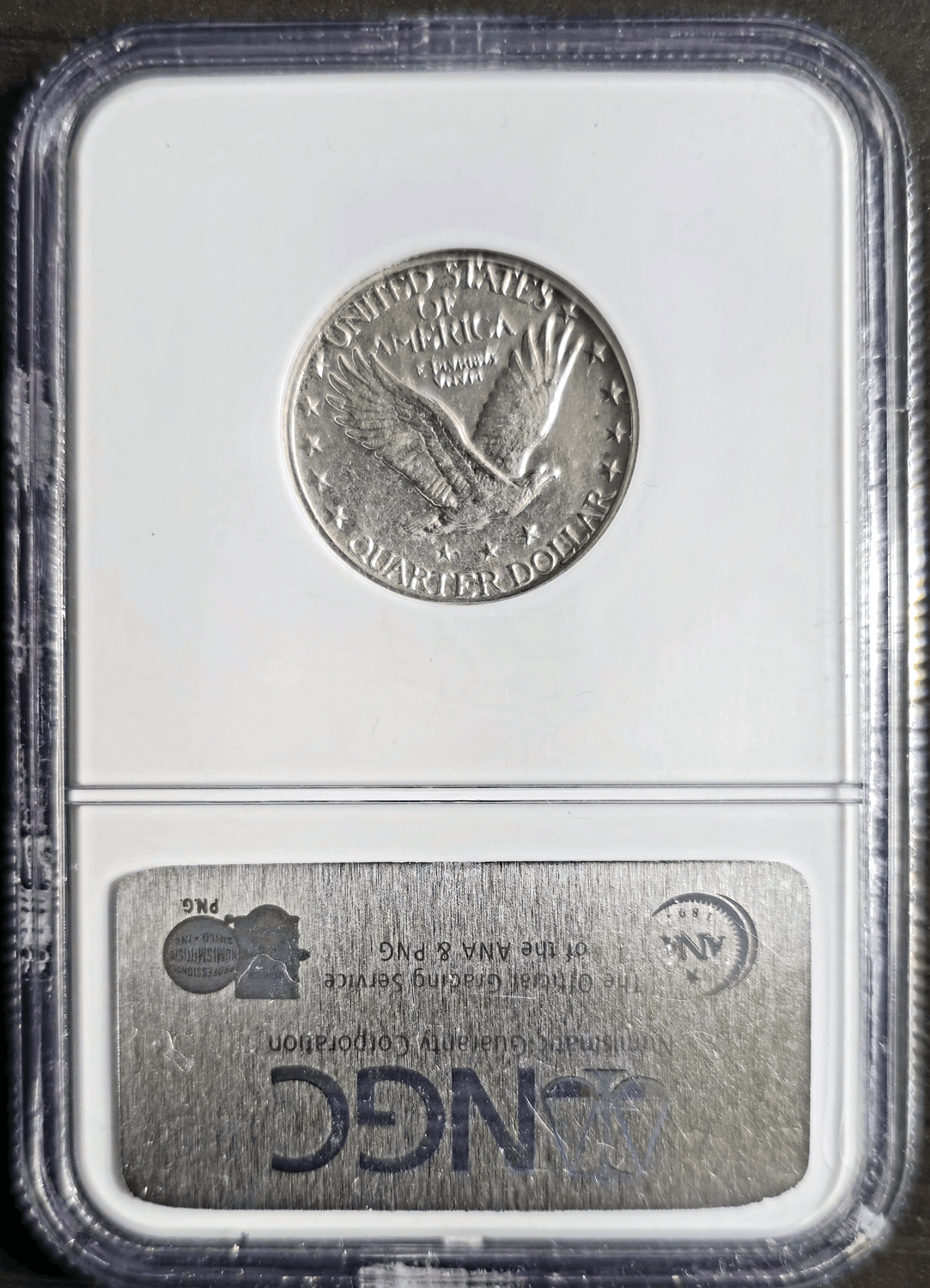 1923 S Standing Liberty Quarter Reverse Holder View