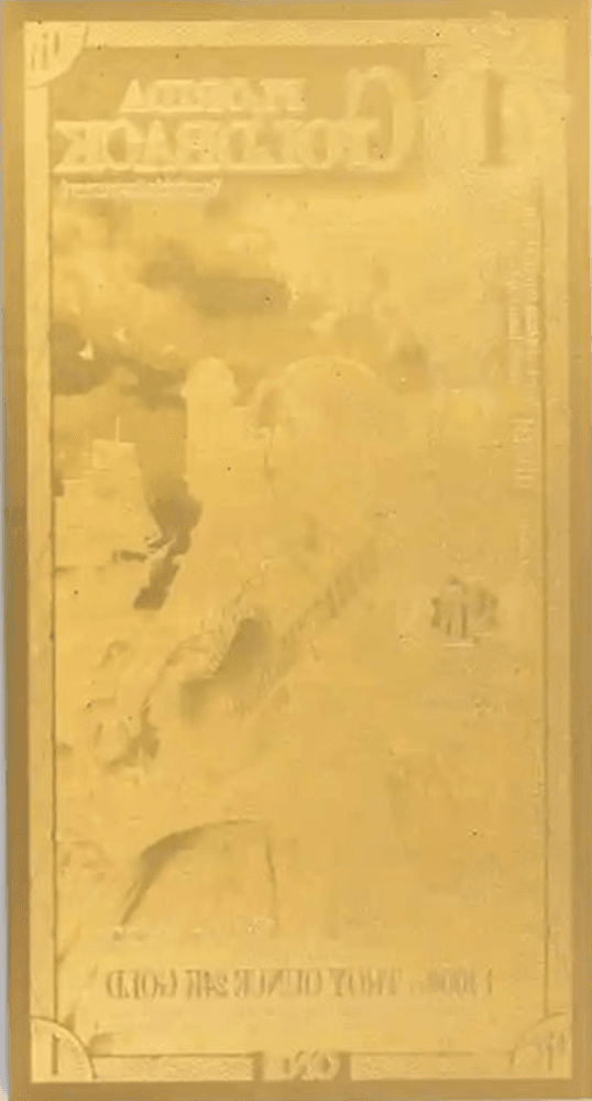 Florida $1 Goldback Note