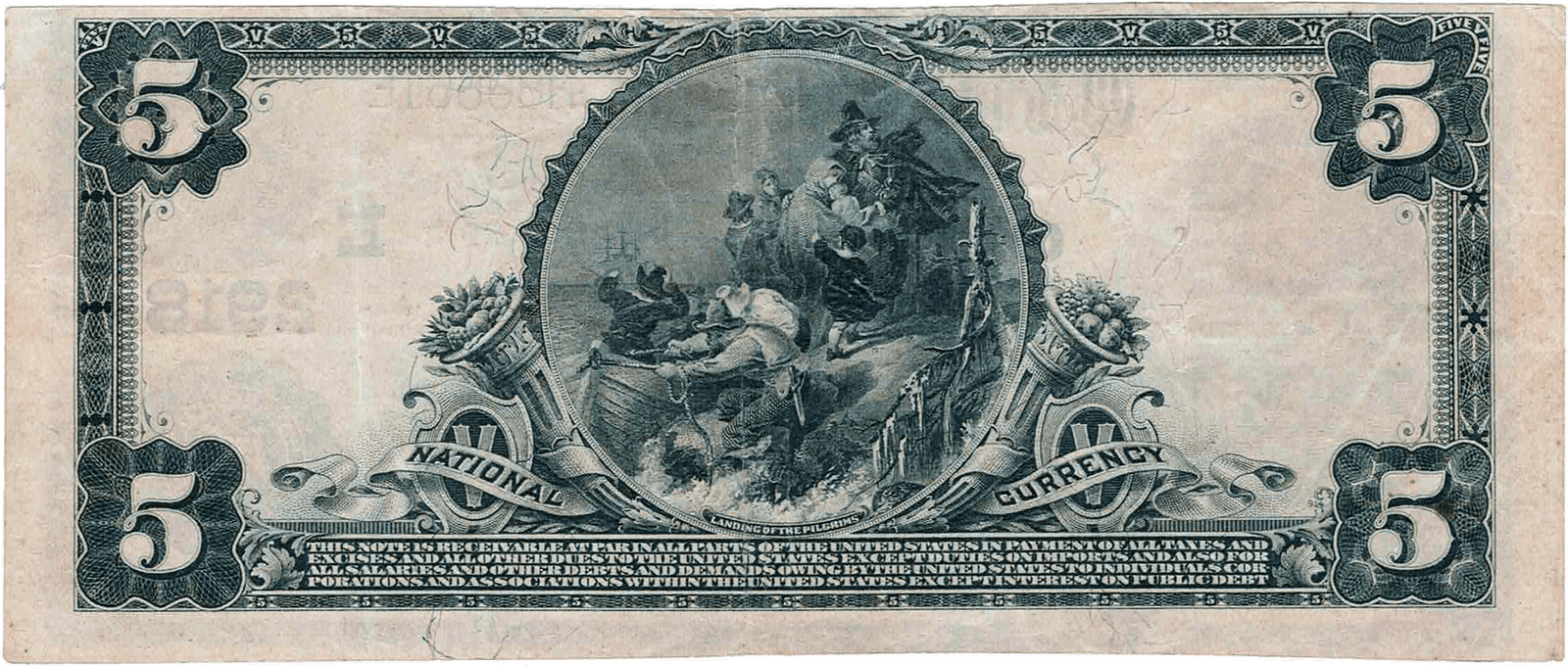 Vineland NJ National Currency 3rd charter plain back