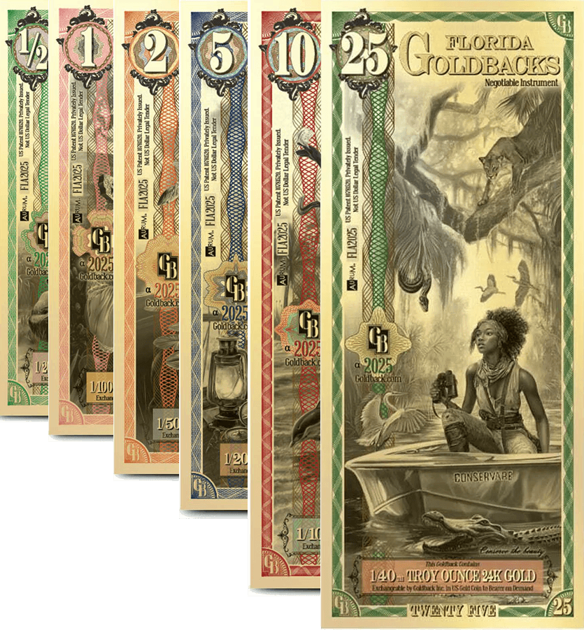 Florida Goldbacks Available at Key Numismatics