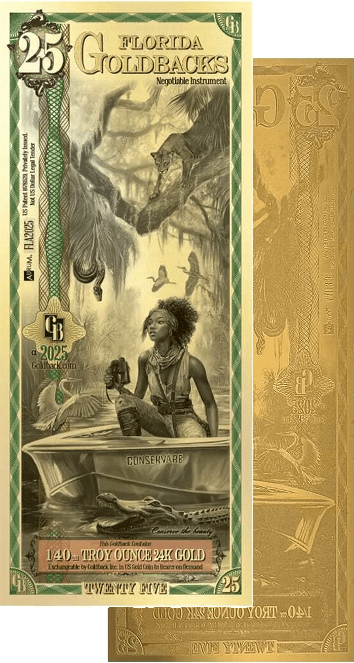 Florida 2025 $25 Goldback