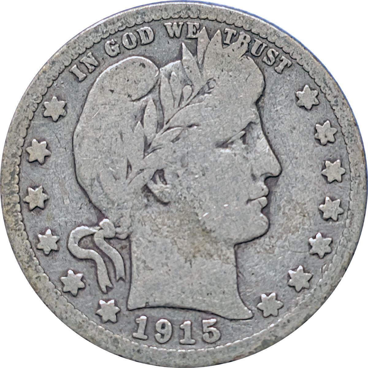 1915 D Barber Quarter