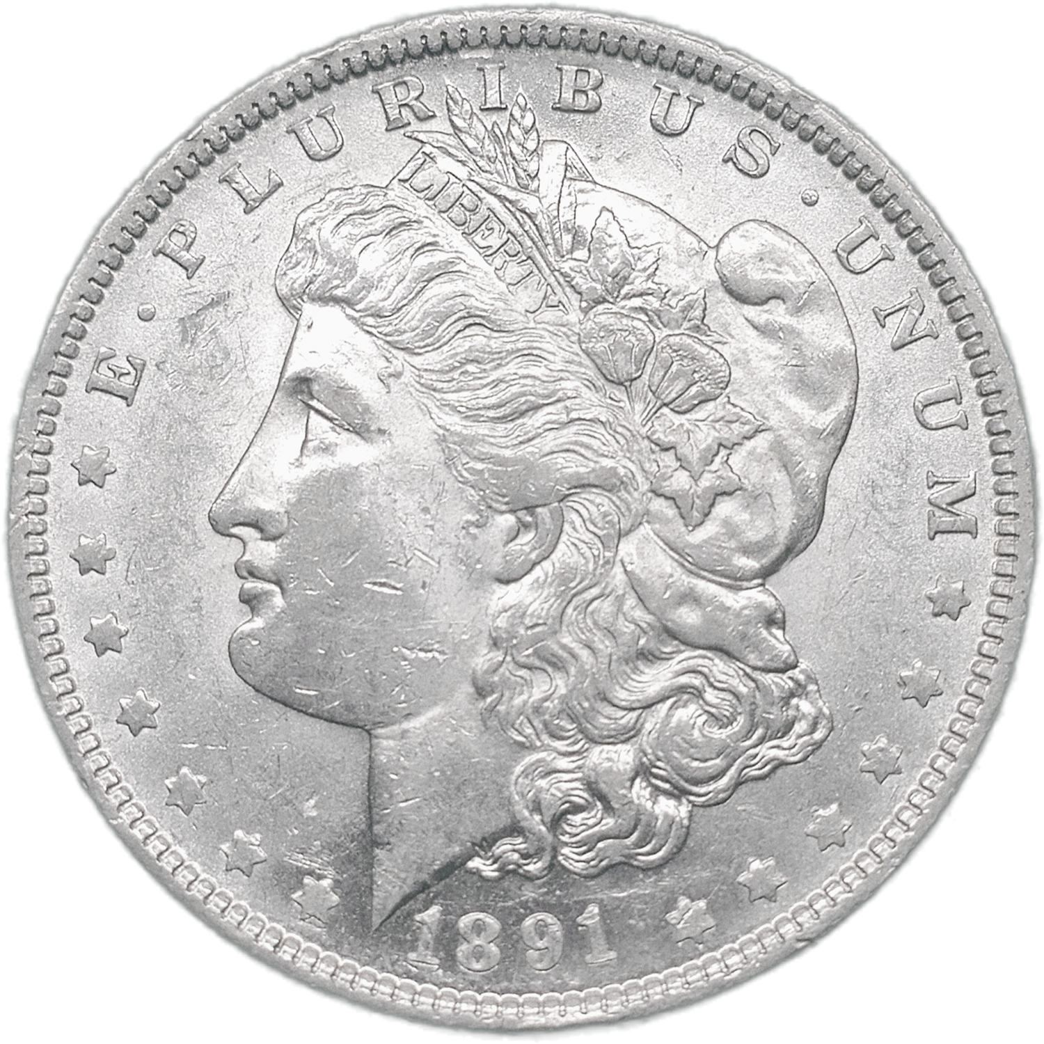 1891 O Morgan Silver Dollar