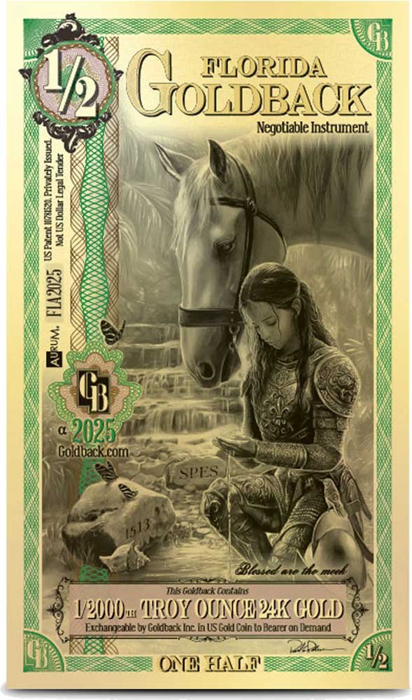 Florida 1/2 Goldback