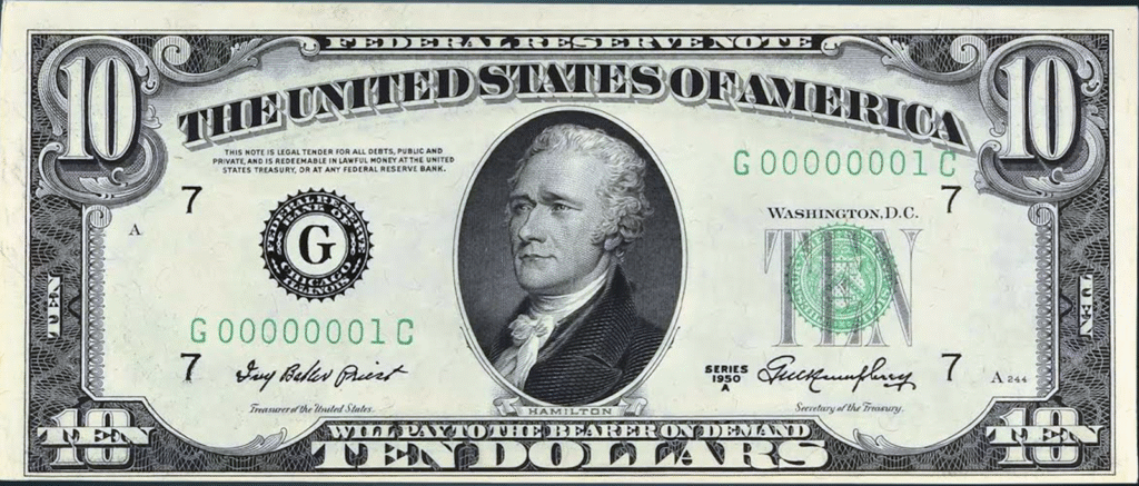 1950A series serial number one