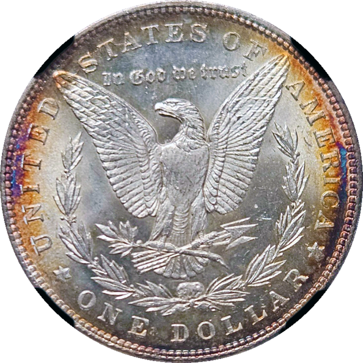1884 Morgan Dollar Toner NGC MS64 CAC