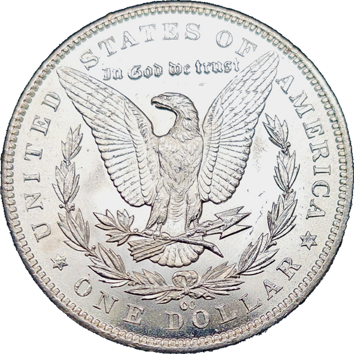 1891 Carson City Silver Dollar Unc