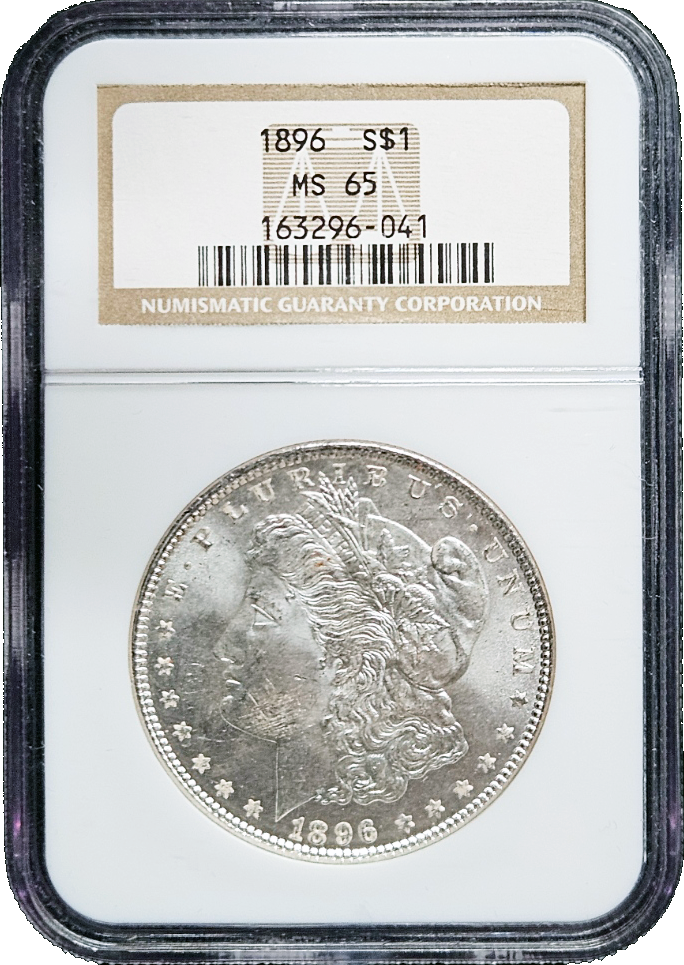 1896 Morgan Dollar NGC MS65