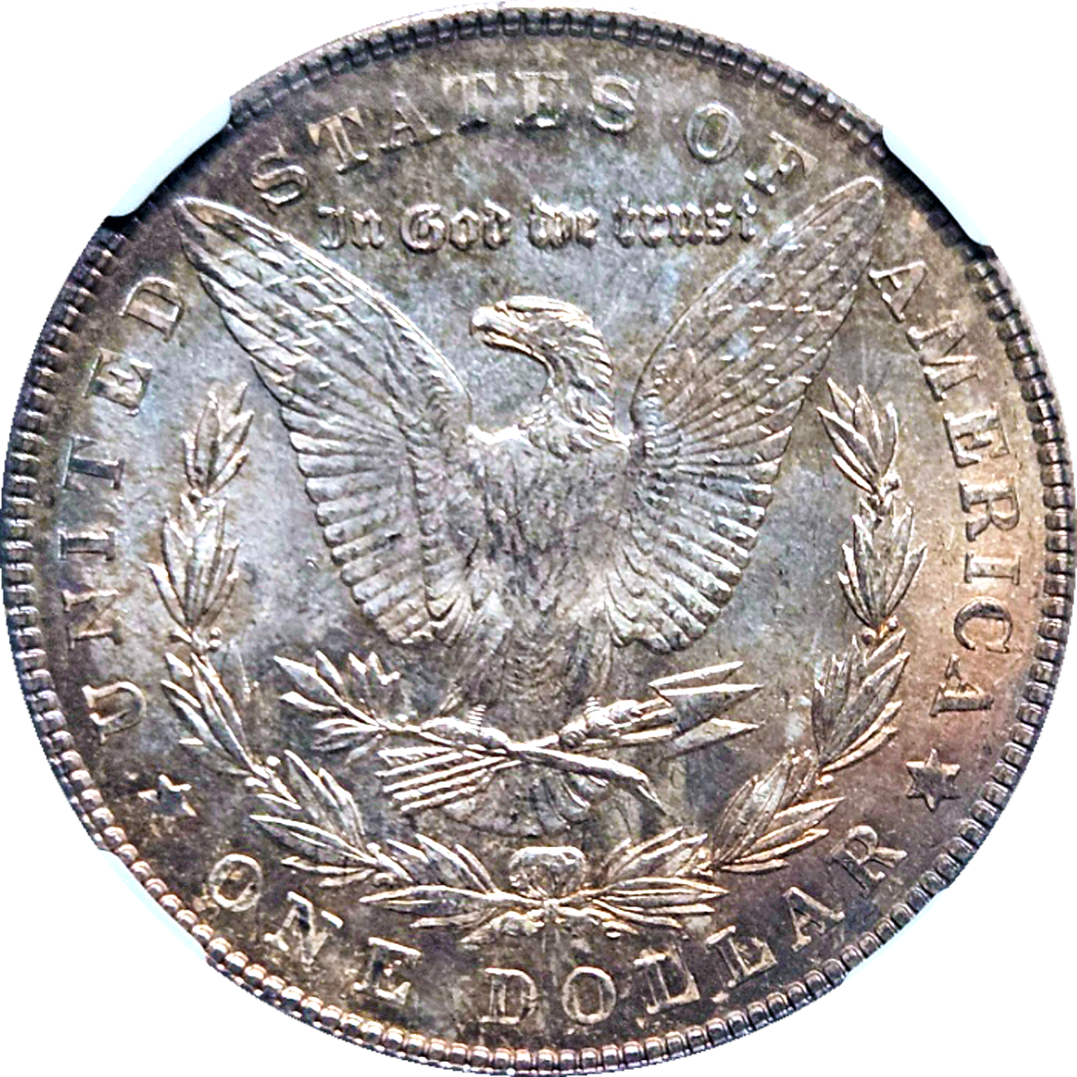 1904 Morgan Silver Dollar Toner NGC MS63