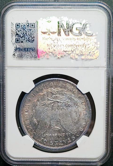 1904 Morgan Silver Dollar Toner NGC MS63