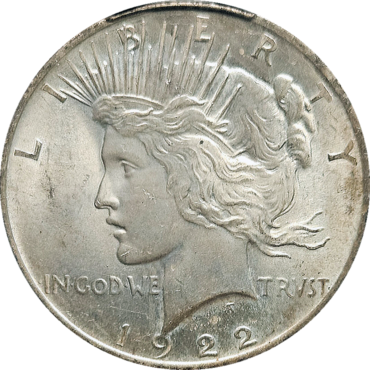 1922 Peace Silver Dollar PCGS MS64