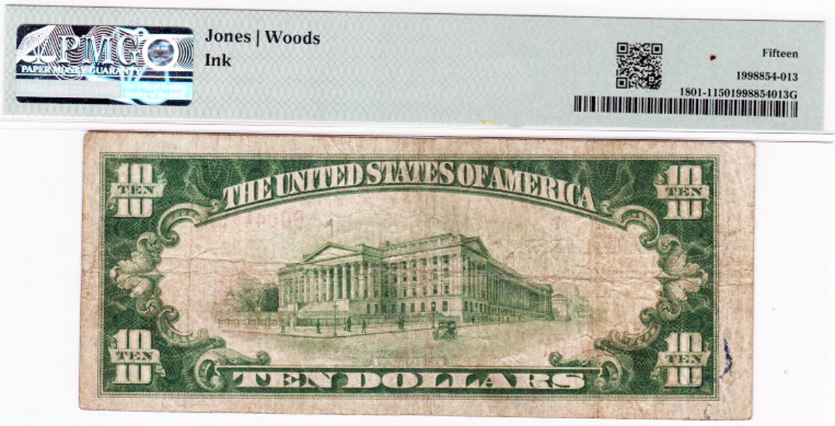 1929 $10 National note from Ocean City NJ