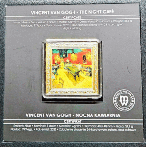 2023 Art Silver - Vincent Van Gogh - The Night Café