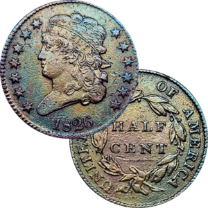 1826 Classic Head Half Cent Toner