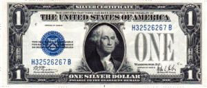 Series of 1928 B Funny Back Silver Certificate